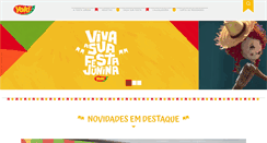 Desktop Screenshot of festajunina.com.br